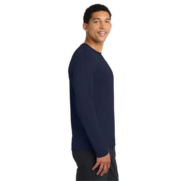 Port & Co Long Sleeve Performance Tee. - Port & Co Long Sleeve Performance Tee. - Image 23 of 64