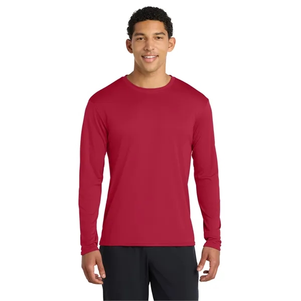 Port & Co Long Sleeve Performance Tee. - Port & Co Long Sleeve Performance Tee. - Image 41 of 64