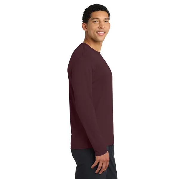 Port & Co Long Sleeve Performance Tee. - Port & Co Long Sleeve Performance Tee. - Image 3 of 64