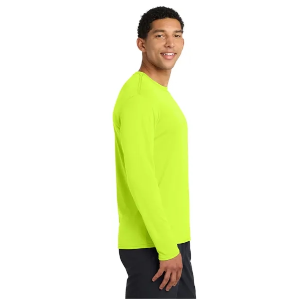 Port & Co Long Sleeve Performance Tee. - Port & Co Long Sleeve Performance Tee. - Image 38 of 64