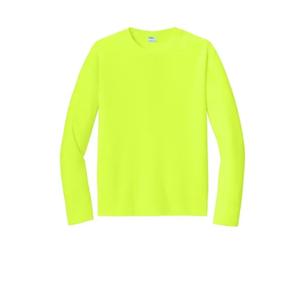 Port & Co Long Sleeve Performance Tee. - Port & Co Long Sleeve Performance Tee. - Image 39 of 64