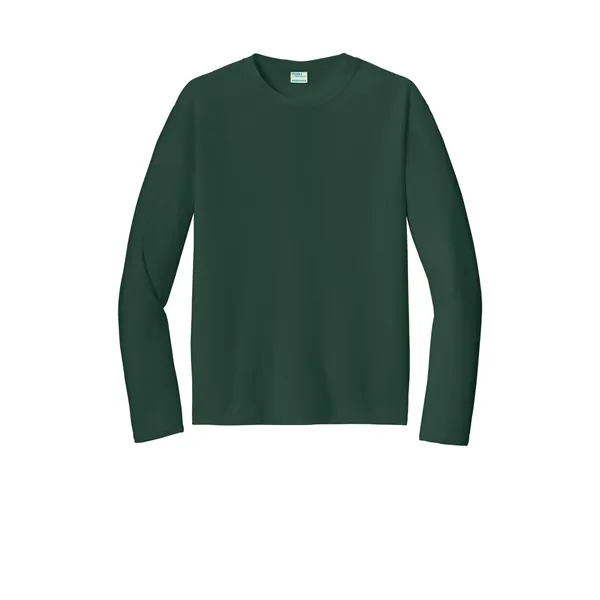 Port & Co Long Sleeve Performance Tee. - Port & Co Long Sleeve Performance Tee. - Image 19 of 64