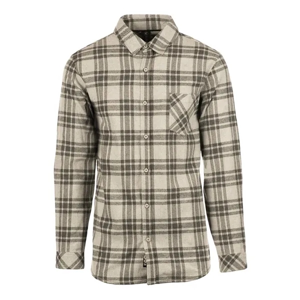 Burnside Men's Open Pocket Flannel Shirt - Burnside Men's Open Pocket Flannel Shirt - Image 7 of 14