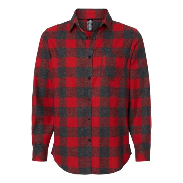 Burnside Men's Open Pocket Flannel Shirt - Burnside Men's Open Pocket Flannel Shirt - Image 11 of 14