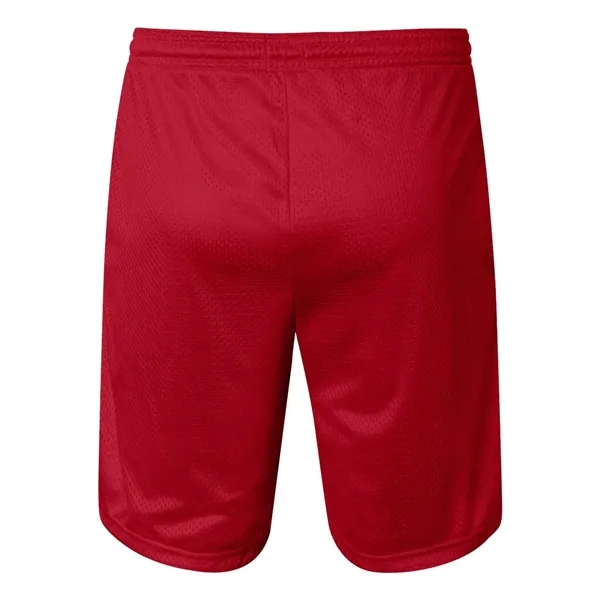 Champion Unisex Polyester Mesh 9" Shorts with Pockets - Champion Unisex Polyester Mesh 9" Shorts with Pockets - Image 21 of 21