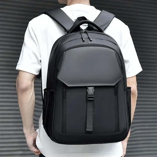 Men's Business Backpack with Laptop Compartment Computer - Men's Business Backpack with Laptop Compartment Computer - Image 4 of 6