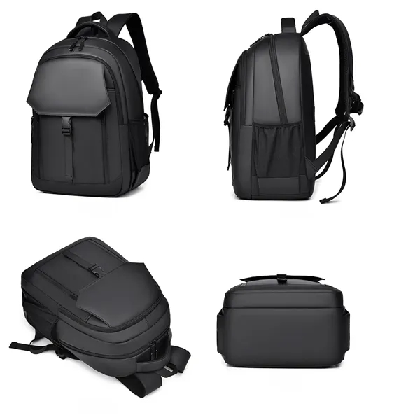 Men's Business Backpack with Laptop Compartment Computer - Men's Business Backpack with Laptop Compartment Computer - Image 6 of 6