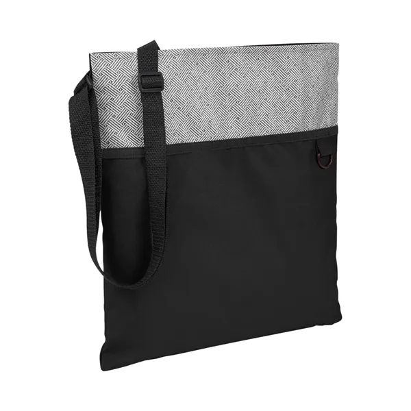 Patchwork Eco Friendly Crossbody Tote Bag - Patchwork Eco Friendly Crossbody Tote Bag - Image 2 of 15