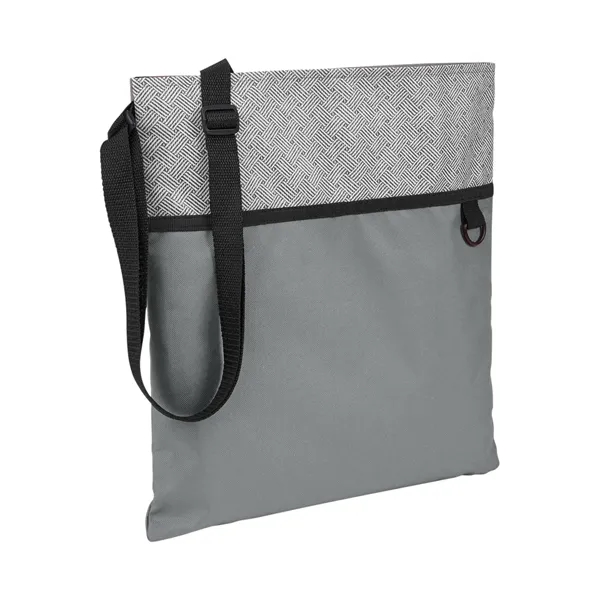 Patchwork Eco Friendly Crossbody Tote Bag - Patchwork Eco Friendly Crossbody Tote Bag - Image 6 of 15