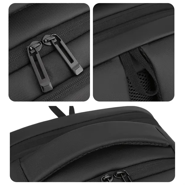 Men's Business Backpack with Laptop Compartment Computer - Men's Business Backpack with Laptop Compartment Computer - Image 7 of 8