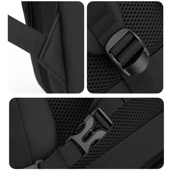 Men's Business Backpack with Laptop Compartment Computer - Men's Business Backpack with Laptop Compartment Computer - Image 8 of 8