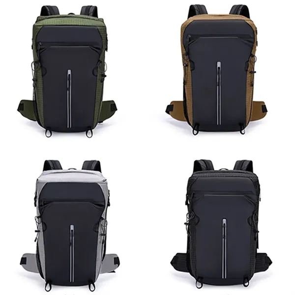 Outdoor Hiking Backpack Cycling Climbing Waterproof - Outdoor Hiking Backpack Cycling Climbing Waterproof - Image 2 of 6