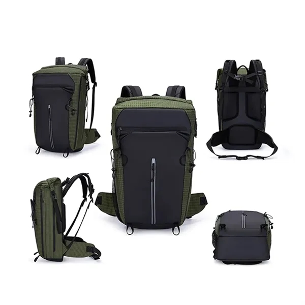 Outdoor Hiking Backpack Cycling Climbing Waterproof - Outdoor Hiking Backpack Cycling Climbing Waterproof - Image 3 of 6