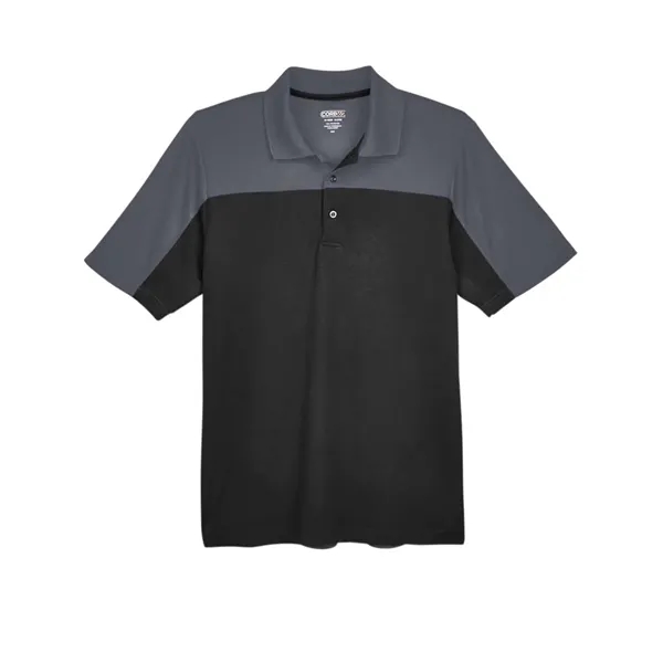 CORE365 Men's Balance Colorblock Performance Pique Polo
