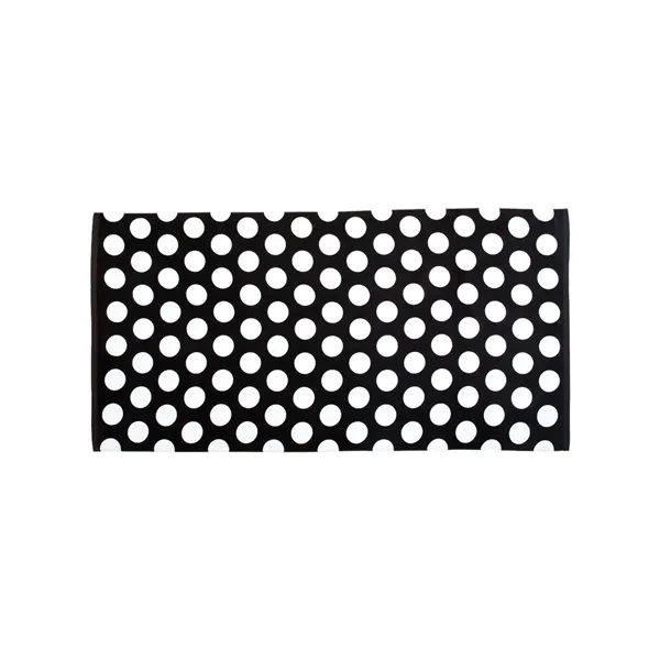 Custom Carmel Towel Company Polka Dot Velour Beach Towel