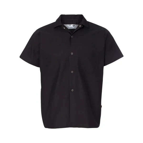 Custom Chef Designs Poplin Cook Shirt with Gripper Closures