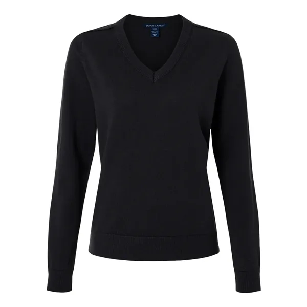 Devon & Jones Women's New Classics V-Neck Sweater - Devon & Jones Women's New Classics V-Neck Sweater - Image 1 of 6