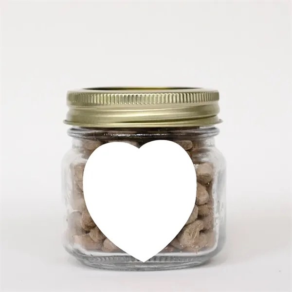 Half Pint Jar with Small Heart Magnet Pet Fill - Half Pint Jar with Small Heart Magnet Pet Fill - Image 4 of 4