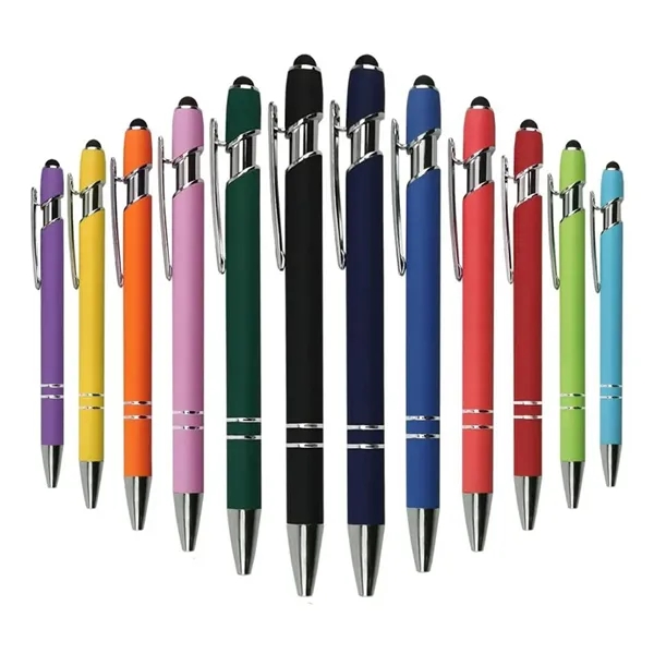 Soft Touch Stylus Metal ballpoint Pen - Soft Touch Stylus Metal ballpoint Pen - Image 0 of 4