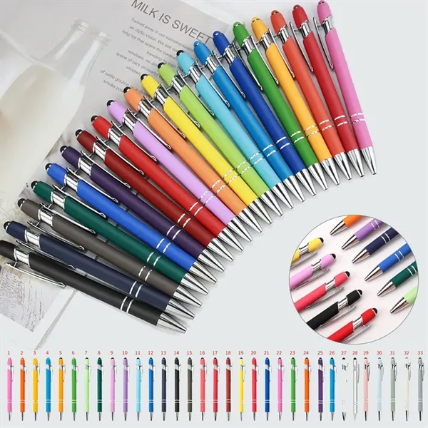 Soft Touch Stylus Metal ballpoint Pen - Soft Touch Stylus Metal ballpoint Pen - Image 2 of 4