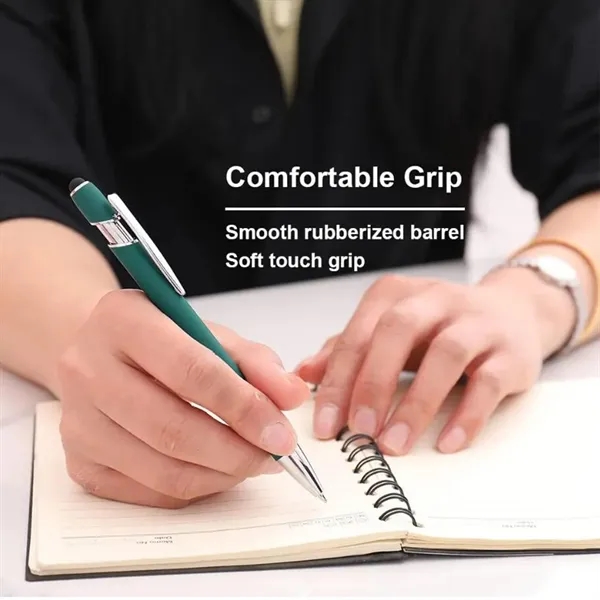 Soft Touch Stylus Metal ballpoint Pen - Soft Touch Stylus Metal ballpoint Pen - Image 3 of 4
