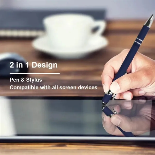 Soft Touch Stylus Metal ballpoint Pen - Soft Touch Stylus Metal ballpoint Pen - Image 4 of 4