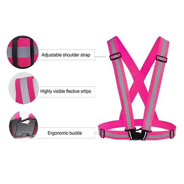 Kids Adjustable Safety Security Visibility Reflective Vest - Kids Adjustable Safety Security Visibility Reflective Vest - Image 1 of 2