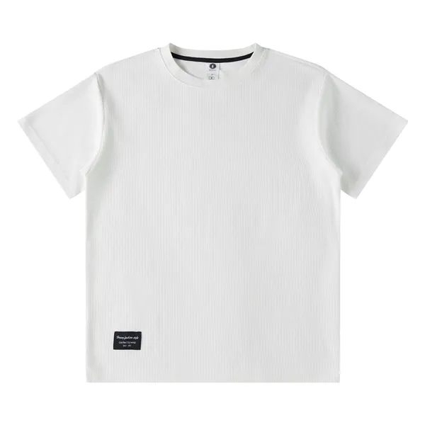 Round Neck T-Shirt With Logo For Sports, Fitness, Gift - Round Neck T-Shirt With Logo For Sports, Fitness, Gift - Image 1 of 5