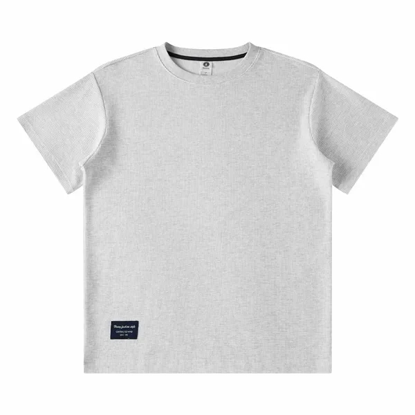 Round Neck T-Shirt With Logo For Sports, Fitness, Gift - Round Neck T-Shirt With Logo For Sports, Fitness, Gift - Image 2 of 5