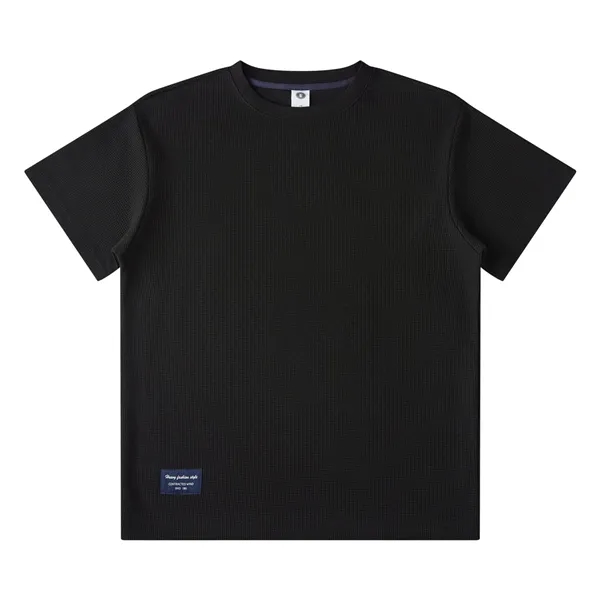 Round Neck T-Shirt With Logo For Sports, Fitness, Gift - Round Neck T-Shirt With Logo For Sports, Fitness, Gift - Image 3 of 5