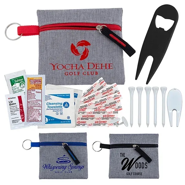 17 Piece Golf Kit Components