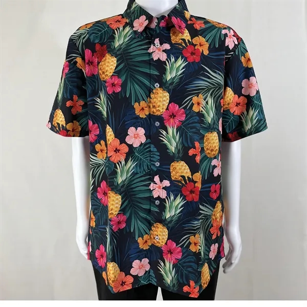 Unisex & Kids' Sublimation Hawaiian Shirt - Premium - Unisex & Kids' Sublimation Hawaiian Shirt - Premium - Image 3 of 10