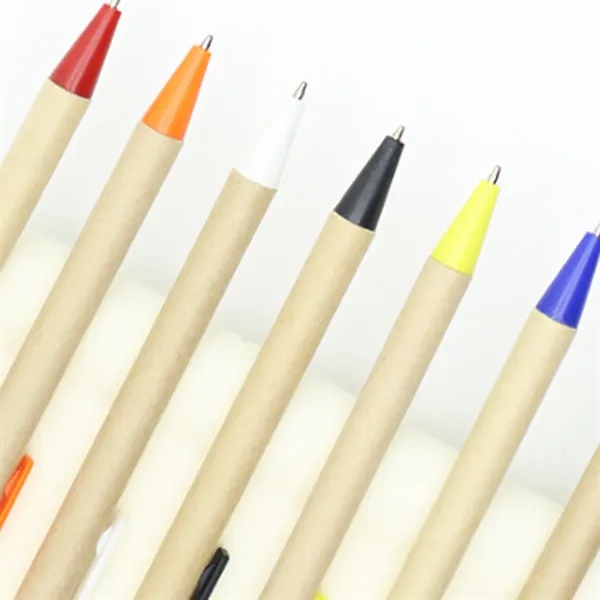 Eco Kraft Paper Lightweight Smooth Writing Ballpoint Pen - Eco Kraft Paper Lightweight Smooth Writing Ballpoint Pen - Image 3 of 14