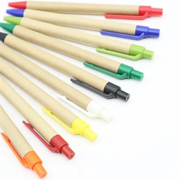 Eco Kraft Paper Lightweight Smooth Writing Ballpoint Pen - Eco Kraft Paper Lightweight Smooth Writing Ballpoint Pen - Image 2 of 14