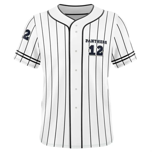 Men's & Kids' Sublimation Full-Button Baseball Jersey - 200G - Men's & Kids' Sublimation Full-Button Baseball Jersey - 200G - Image 2 of 9