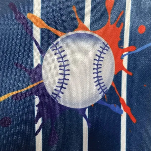 Men's & Kids' Sublimation Full-Button Baseball Jersey - 200G - Men's & Kids' Sublimation Full-Button Baseball Jersey - 200G - Image 6 of 9