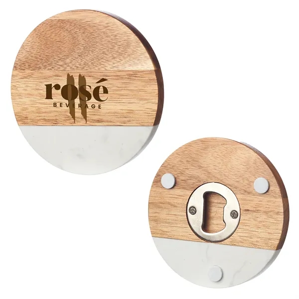 Marble & Timber Drink Coasters - Marble & Timber Drink Coasters - Image 1 of 3