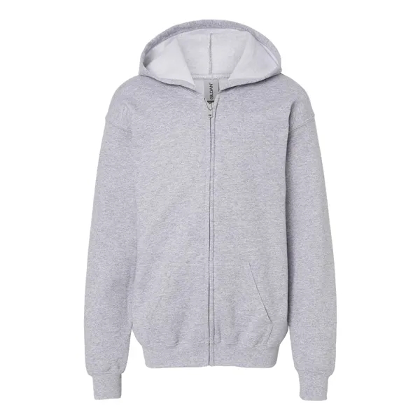 Gildan Youth Heavy Blend™ Full-Zip Hooded Sweatshirt - Gildan Youth Heavy Blend™ Full-Zip Hooded Sweatshirt - Image 9 of 10