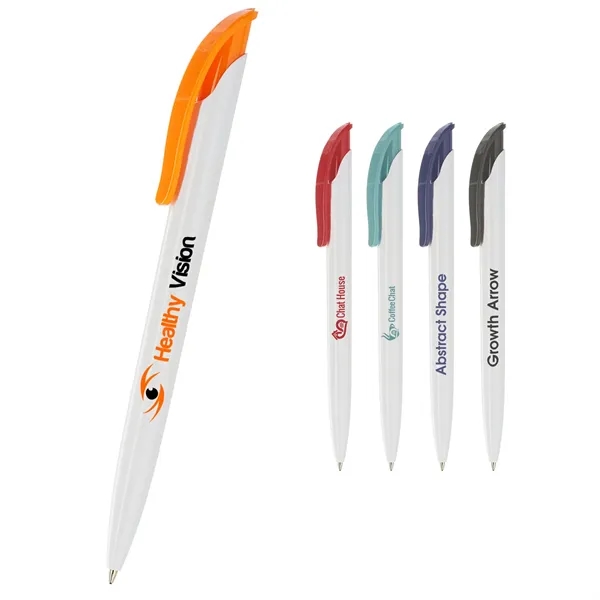 Full Tint White Plastic Pens - Full Tint White Plastic Pens - Image 1 of 3