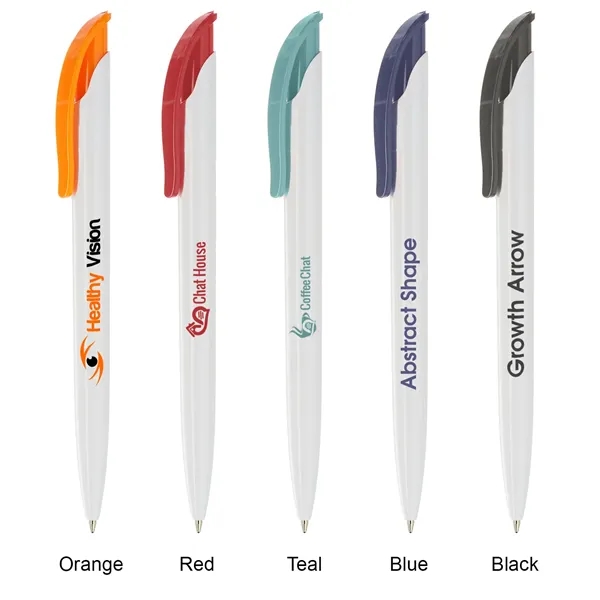 Full Tint White Plastic Pens - Full Tint White Plastic Pens - Image 2 of 3