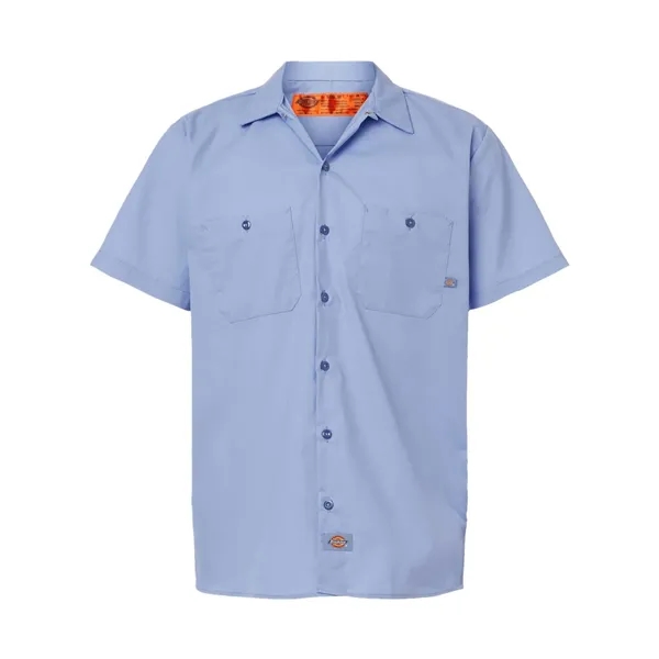 Custom Dickies Men's Tall Industrial Short Sleeve Work Shirt