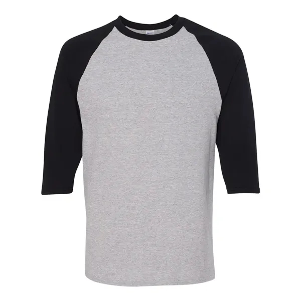 Custom Gildan Unisex Heavy Cotton™ Raglan Three-Quarter Sleeve T...