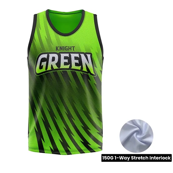 Unisex and Kids' Sublimation Basketball Jersey - 150G - Unisex and Kids' Sublimation Basketball Jersey - 150G - Image 1 of 2