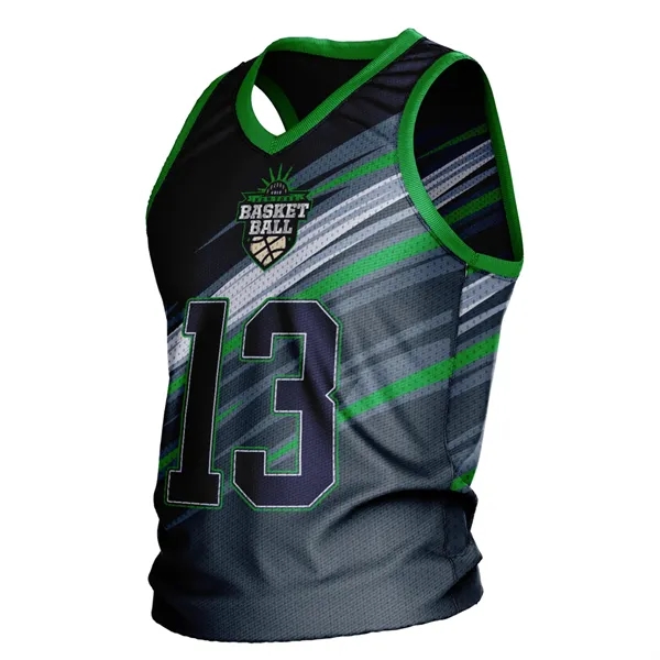 Unisex and Kids' Sublimation Basketball Jersey - Butterfly - Unisex and Kids' Sublimation Basketball Jersey - Butterfly - Image 2 of 9