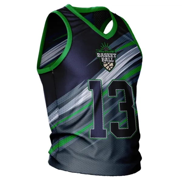 Unisex and Kids' Sublimation Basketball Jersey - Butterfly - Unisex and Kids' Sublimation Basketball Jersey - Butterfly - Image 4 of 9