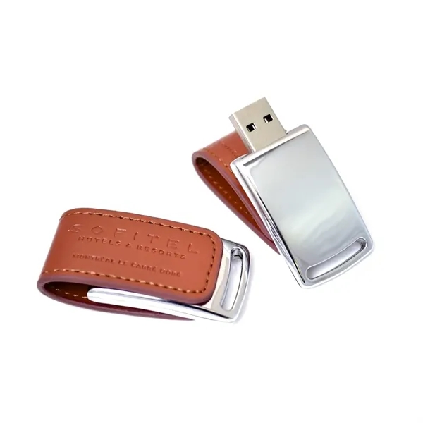 Wrap-around Leather Casing PCB USB Drive - Wrap-around Leather Casing PCB USB Drive - Image 0 of 1