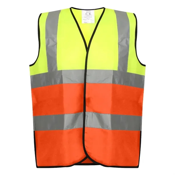 VISIPRO Unisex Hook & Loop Reflective Colorblock Safety Vest - VISIPRO Unisex Hook & Loop Reflective Colorblock Safety Vest - Image 2 of 8