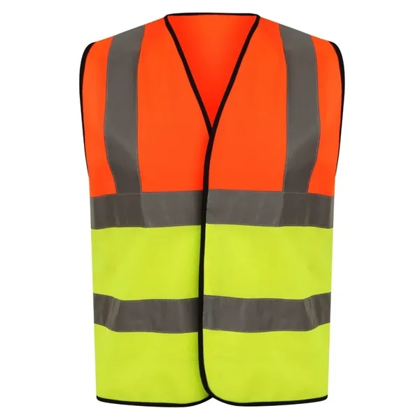VISIPRO Unisex Hook & Loop Reflective Colorblock Safety Vest - VISIPRO Unisex Hook & Loop Reflective Colorblock Safety Vest - Image 6 of 8