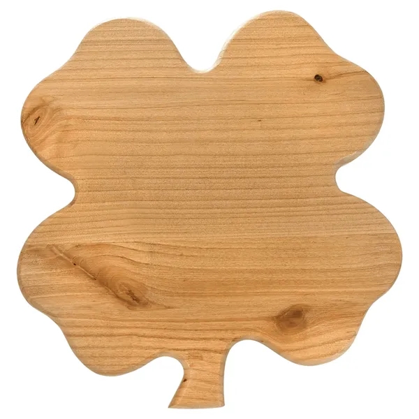 9 3/4" x 10 1/4" Alder Clover Plaque - 9 3/4" x 10 1/4" Alder Clover Plaque - Image 1 of 2
