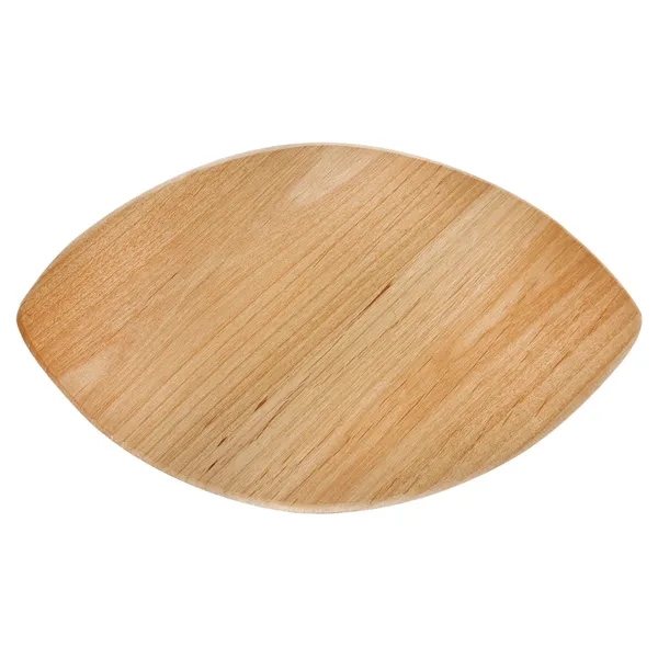 11" x 6 1/2" Alder Football Plaque - 11" x 6 1/2" Alder Football Plaque - Image 1 of 2